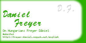 daniel freyer business card